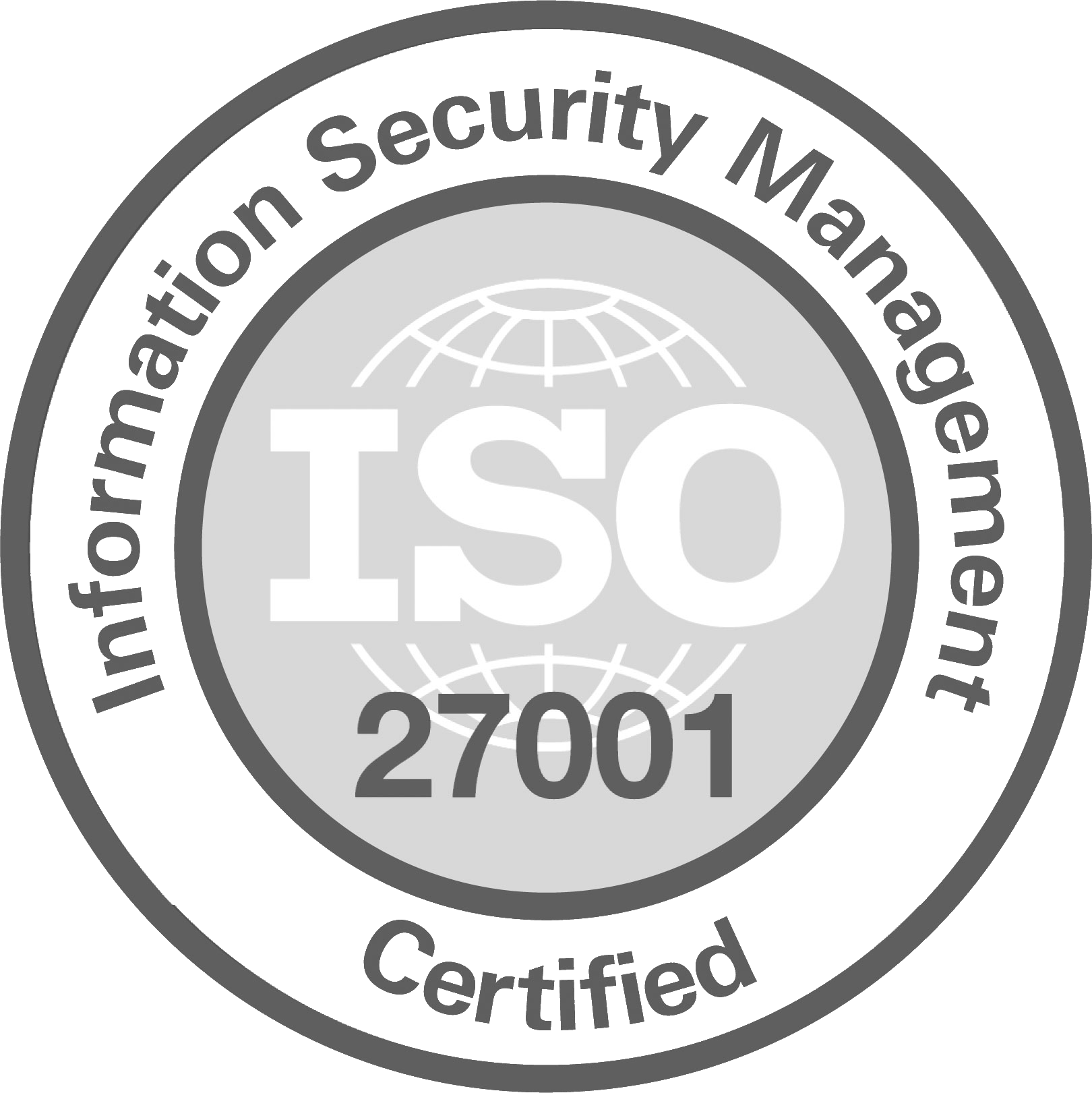 ISO 27001 Information Security Management Certified