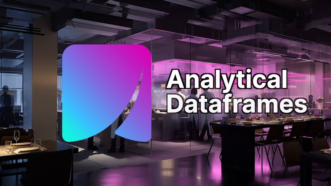 Analytical Dataframes